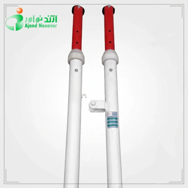 عکس کاتالوگ میله والیبال تلسکوپی چرخدار آژند نوآور